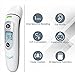 Baby Thermometer for Fever - Forehead Thermometer for Kids and Ear Thermometer with Fever Alarm and Memory Function - Temporal Thermometer - Baby Thermometer Forehead and Ear