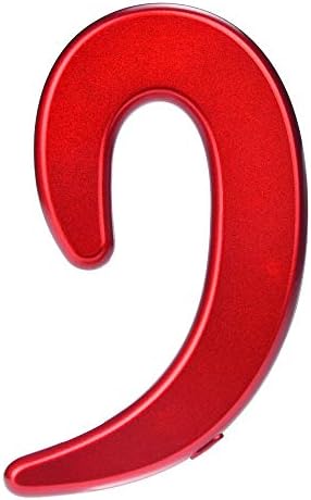 Diadia Ear-Hook True Wireless Headphones with Microphone, Blue-Tooth Head-Phones for Cell Phones, Non Ear Plug Painless Comfortable Wearing,to Working Business Driver (Red)