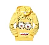Buy Home Despicable Me 2 Little Boys Girls Minions T-Shirt Hoodies Tops Tees (4T(120), Yellow)