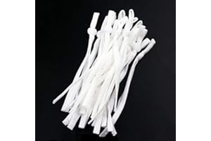 SELCRAFT 100Pcs Flat mask Elastic Band Rubber Rope Ear Lanyard Adjustable DIY Soft Black White Colored Sewing mask Handicraft