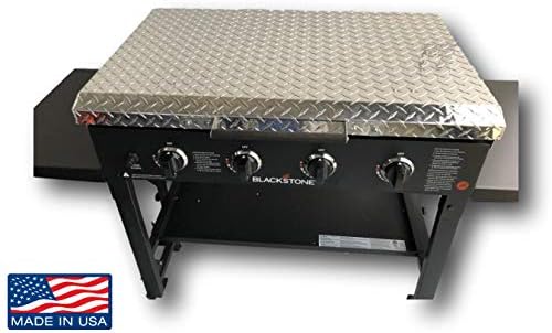 Updated And Improved Made In Usa 36 Inch Blackstone Griddle Cover Lid Diamond Plate Aluminum Lid Storage Cover For 36 Blackstone Griddle Made In Usa Amazon Sg Lawn Garden
