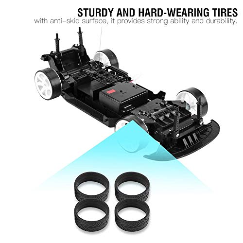 RC Drift Auto Spielzeug, 1/10 4-Räder Antrieb 4WD Fernbedienung Drift Auto RC Rennwagen Modell Spielzeug Fahrzeug(Zwei… – Bild 5