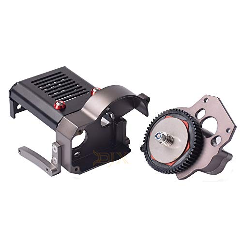 CNC Complete Front Gearbox Transmission Box with Gear for Axial SCX10 1/10 RC Crawler Car