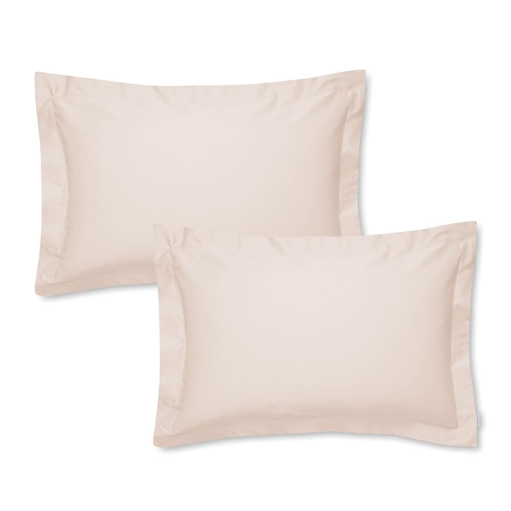 Bianca 400 Thread Count Cotton Sateen Oxford Pillowcase Pair Oyster