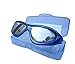 Qishi Super Big Frame No Press The Eye Swimming Goggles for Adult (Blue)