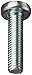 Steel Machine Screw, Zinc Plated Finish, Pan Head, Phillips Drive, 25mm Length, M6-1 Threads (Pack of 50)