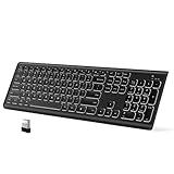 Wireless Keyboard,Qwecfly 2.4Ghz Ultra-Slim