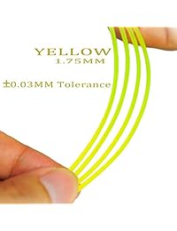 3d best q Amarillo Transparente Filamentos de 1,75 mm PETG Impresora 3d dimensional Precisión +  0,03 mm 2,2 lb carrete (1.0kg)