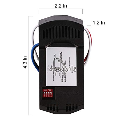 Eogifee Universal Ceiling Fan Remote Control And Receiver Kit