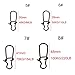 100 Pack Duo Lock Snaps Size 0-8 Black Nice Snap Swivel Solid Rings Stainless Steel USA Fishing Tackle Kit - Test: 26LB-220LB
