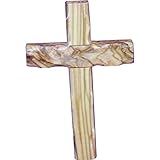 Zuluf Wall Hanging Wooden Cross 16cm Olive Wood Wall Cross Easter Gift - CRS052