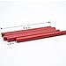 Envelope Sealing Wax Seal Sticks for Mini Glue Gun, Pack of 16 in Red