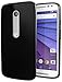 Motorola Moto G (3rd Generation) Case Cimo [Grip] Premium Slim Fit Flexible TPU Case for Motorola Moto G G3 (3rd Gen, 2015) - Black