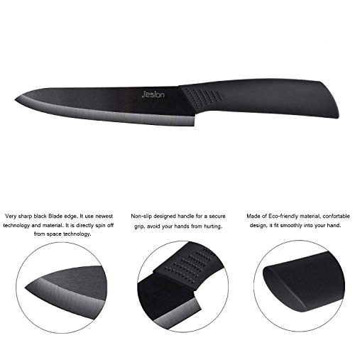 2 Jeslon+Kitchen+Knives+Ceramic+Utility