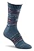 Fox River Women's Aztec Crew Socks, Denim, Large