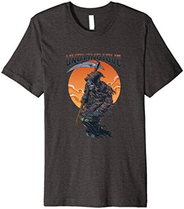 Mens Undying Love: Grim Reaper tee Reaper t shirt Love shirt Large Dark Heather