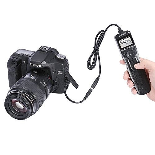 Neewer Shutter Release Timer Remote Control Cord Compatible with Canon