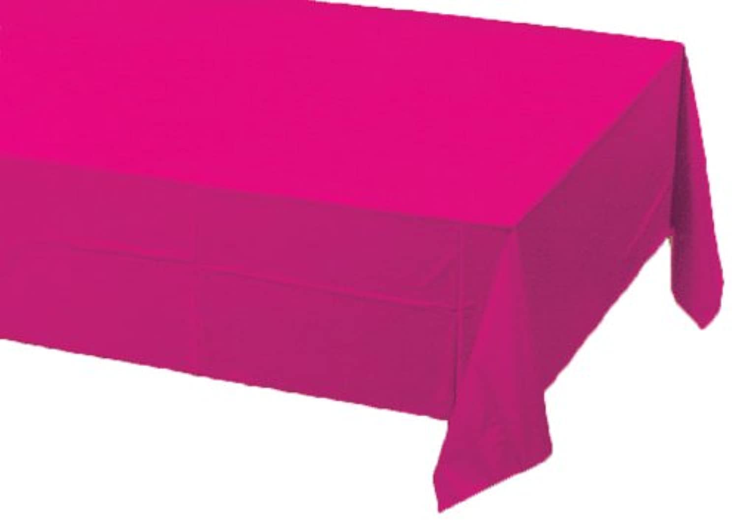 Creative Converting Paper Banquet Table Cover, Hot Magenta