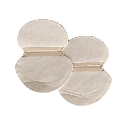 Peel & Stick Sweat Wicking Armpit Pads (FULL MONTH SUPPLY - 30 Pairs) - Disposable Odor Protection (Regular)