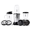 NUTRiBULLET-Magic-Bullet-Deluxe-Blender-Mixer-Food-Processor-Silver The Original Magic Bullet Blender, Mixer & Food Processor 11-Piece Set (Black) (As Seen on High Street TV)