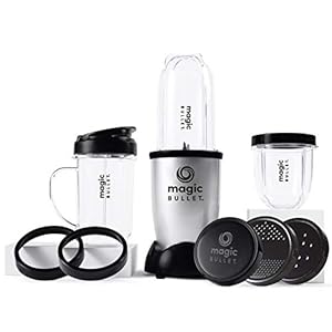 The Original Magic Bullet Blender, Mixer & Food Processor 11-Piece Set (Black) (As Seen on High Street TV)