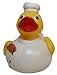Rubber Duck Master Chef, Brand Rubber Duckies That Float Upright, Rubber Bath Toy Cooking Career Chef Rubber Ducky Birthday Party Gift, All Dept. Cooking Lovers Gift c