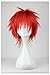 Fashion Anime Costume Party Cosplay Short Wig Red Boy Male Hair