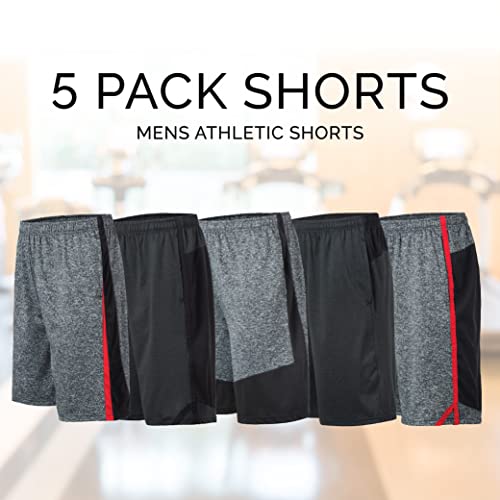 Athletic Shorts for Men 5 Pack Pack Men's Activewear Quick Dry