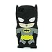 Soft Silicone 3D Black Batman Case for iPhone 5 5s SE Super Hero Black Gray Color Rubber Shockproof Shock Absorption Drop Resistant Protective Cartoon Cute Hot Hot Lovely Gift Girls Teens Boys Guys