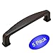 Cosmas 4392ORB Oil Rubbed Bronze Modern Cabinet Hardware Handle Pull - 3-3/4