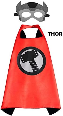 Superhero Cape with free Mask for kids - Party Costume (Thor)