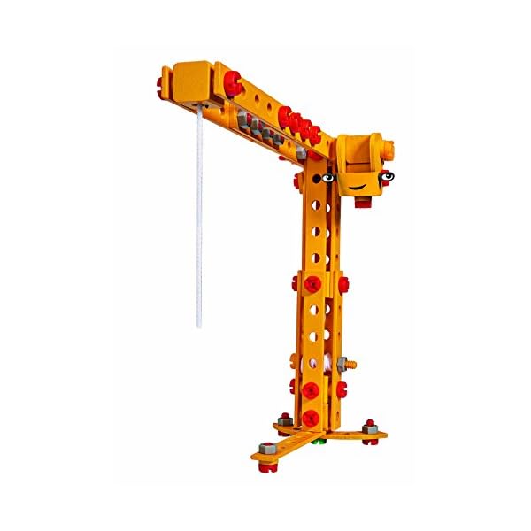Eichhorn 109325100 - Bob der Baumeister - Constructor Kran Winzi / Tiny, 114 teilig, FSC 100%, Made in Germany, ab 4… – Bild 5