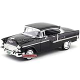 Motormax 1955 Chevy Bel Air Coupe 1/18 Scale Diecast Model Car Green and White
