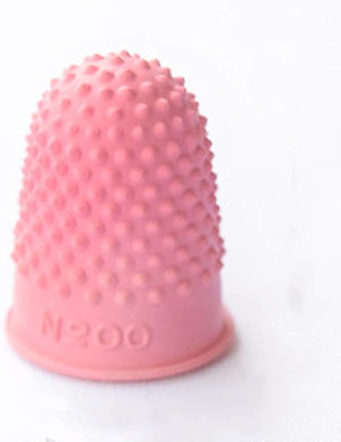 5Pcs Rubber Finger Tips,Rubber Thimbles,Silicone Finger Protectors Non