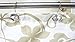 YUYIKES Shower Curtain Hooks Diamond Shape Shower Rings/Round Acrylic Decorative Rhinestones Bling Rolling Bathroom Bath Set of 12 Rings