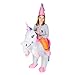 Unicorn Magical Pony Horse Ride Inflatable Costume for Kids (age 5-11)