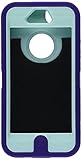 BeautyChase(TM) Iphone5/5S Defender Body Armor Case Comparable to Otterbox Defender Series (purple/light blue)