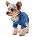 Stinky G Royal Blue Dog Aran Sweater, #10 - S