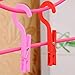 Generic Laundry Hooks Clothespins Hanging Clips Plastic Hanger Home Travel Pack of 10