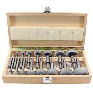 UPC 091044251503, 16pc. Forstner Bit Set with Wood Case