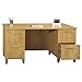 Bush Home 60-inch Home Office Desk with Drawers, Large Computer Table with Storage, Transitional Style, Somerset Collection, Maple Cross