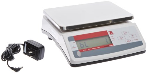 Ohaus V11P3T Valor Compact Precision Scale with Dual Display, 3,000g Capacity, 0.5g Increments, ABS Plastic