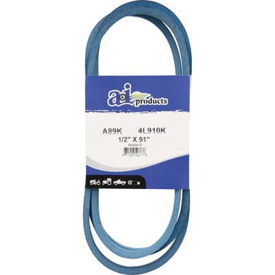 Pix A & I Products Blue Kevlar V-Belt with Kevlar Cord - 91in.L x 1/2in.W, Model# A89K/4L910K