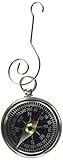 Hampton Nautical  Chrome Compass Nautical Christmas Tree Ornament - Nautical Christmas Tree Decoration