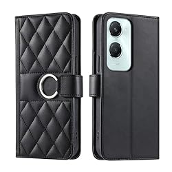 Lucyliy Compatible with vivo Y03 4G Case Flip PU