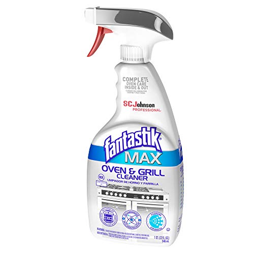 Fantastik Max Oven & Grill Cleaner Spray, Cleans Inside and Out, 32 Fl