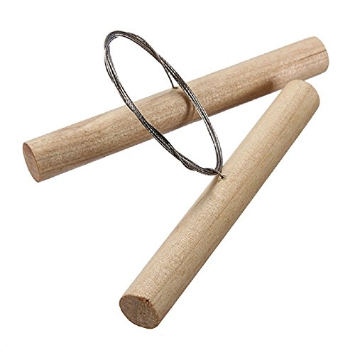 COMIART Wooden Cutting Wire for Clay Pottery Sculpture Modeling Making Toot Set