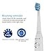 Fairywill Sonic Powered Electric Toothbrush ADA Accepted with 5 Modes, Smart Timer, 3 Brush Heads, Fully Rechargeable with One 4 Hr Charge Last 30 Days, Whitening Toothbrush for Adults in White