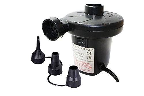 CE Standard Powerful Quick AC Electric Air Pump Designed for Giant Inflatable Pool Floats, Inflatable Mattresses, Rafts, etc, 12v Hand held, FAST Inflate & Deflate with Temperature Control (Wall Plug)