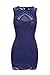 ZKESS Women's Club Party Lace Party Club Bodycon Dress Small Size Royal Blue 1